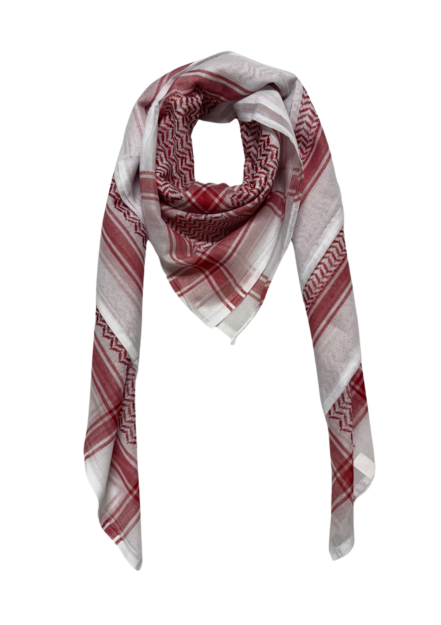 Red & White Kufiyya