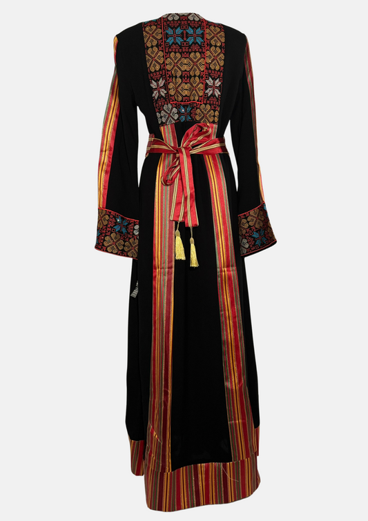 Zaina Fallahi Full Embroidered Thobe - Tüba